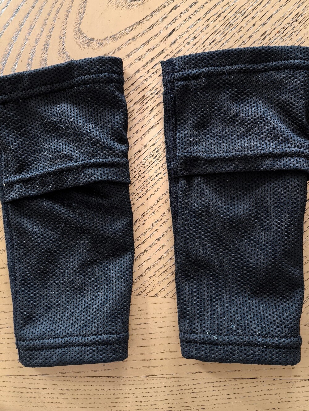 Black Mesh Shin Guard Holders / Sleeves for soccer boys girls kids children